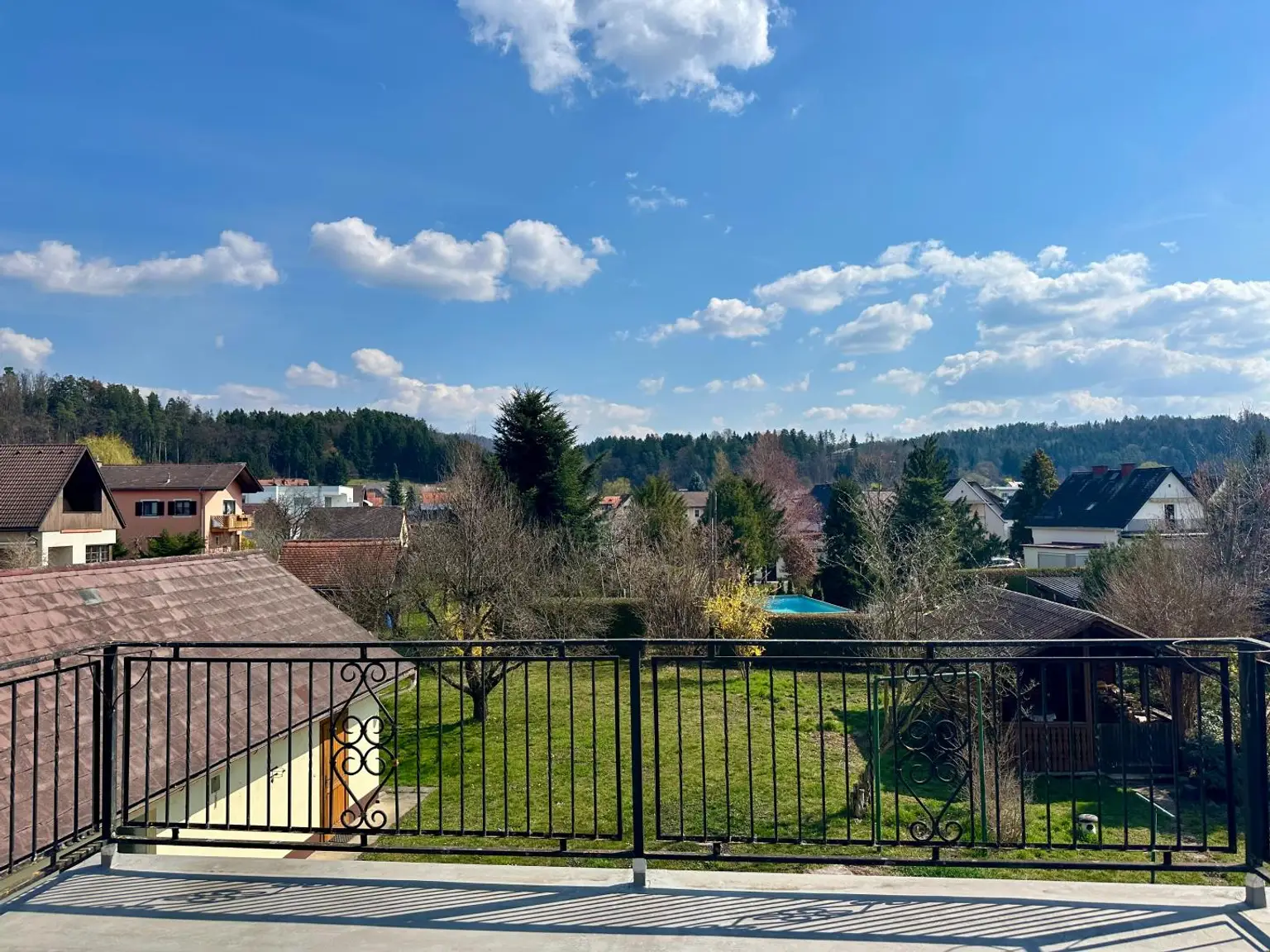 Blick von der Terrasse_Dachgeschoss