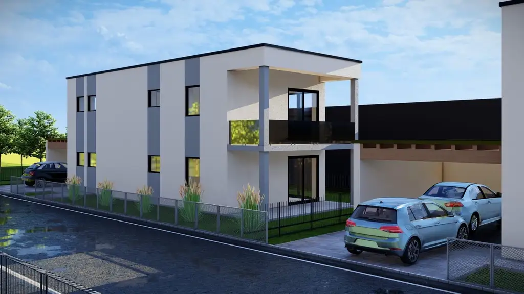 Einfamilienhaus mit Garten und Carport