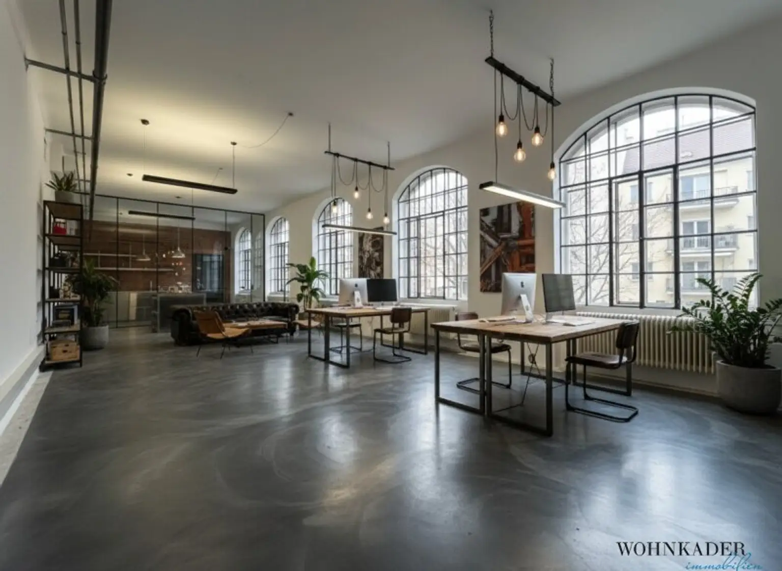 Modernes Loft-Büro in historischer Seidenfabrik – einzigartiger Backsteincharme & hochwertige Ausstattung