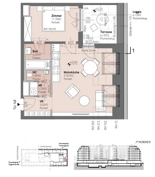 PROVISIONSFREI - Modernes wohnen am Donauufer mit Donaublick!