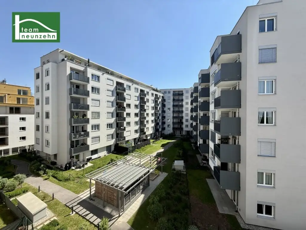 Toller 2-Zimmer Grundriss in Ruhelage in 1100 Wien