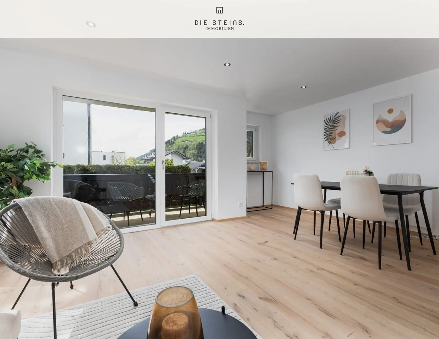 Zweitwohnsitznutzung - Sanierte 2-Zimmer-Wohnung mit Balkon & Bergblick auf die Schmittenhöhe