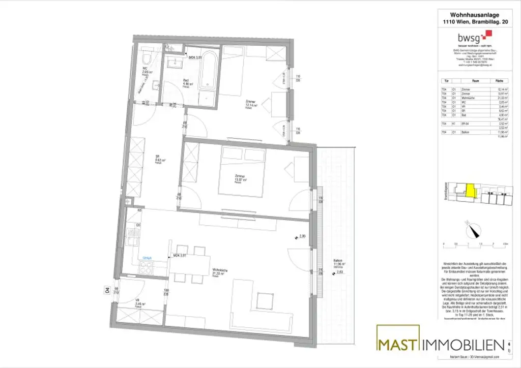 *NEU* Provisionsfreie 3-Zimmer Wohnung mit Balkon