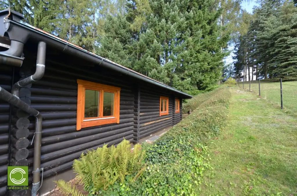 CHRISTOPH CHROMECEK IMMOBILIEN - SULZ IM WIENERWALD - Traumhafter Baugrund mit Blockhaus in Grün-Ruhelage!