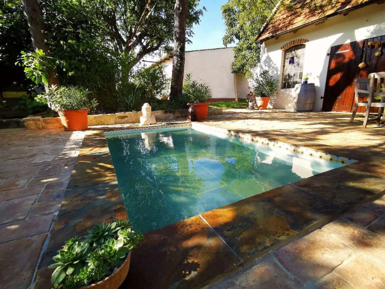 Terrasse mit Pool