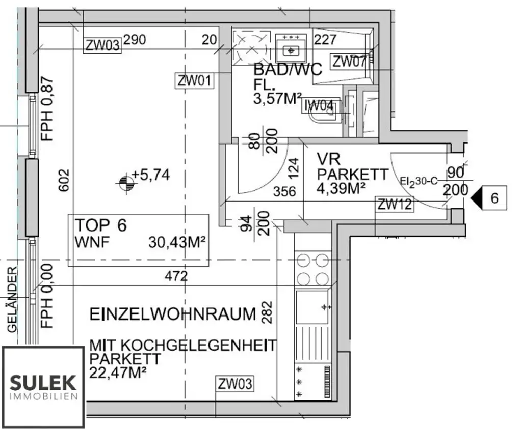** exklusive Single Hit Wohnung im 22. Bezirk zu Mieten ** befristet ** Nähe Kagran / Donauzentrum**