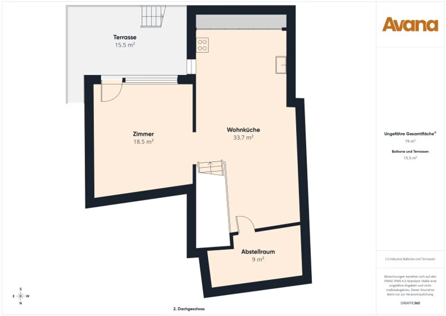 Grundriss 2. Dachgeschoss