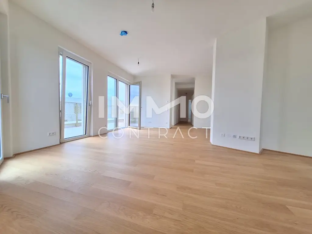 Terrassentraum mit Weitblick; knapp 50m² Terrasse