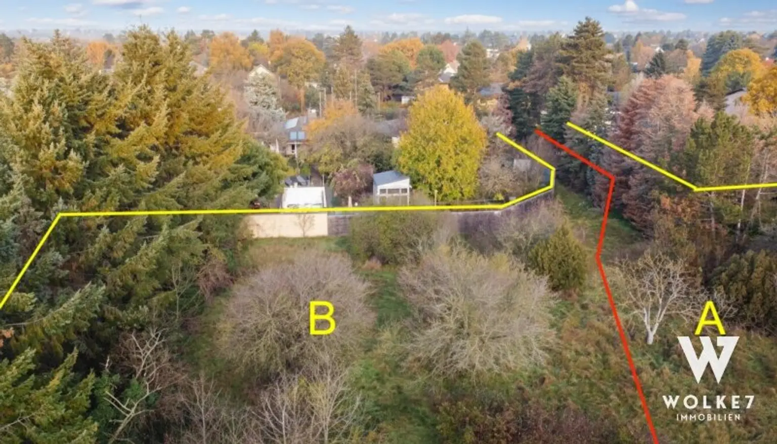 2 Grundstücke à ca. 1706 m2 | Bebaubar jeweils ca. 218 m2 | Bauklasse I,II