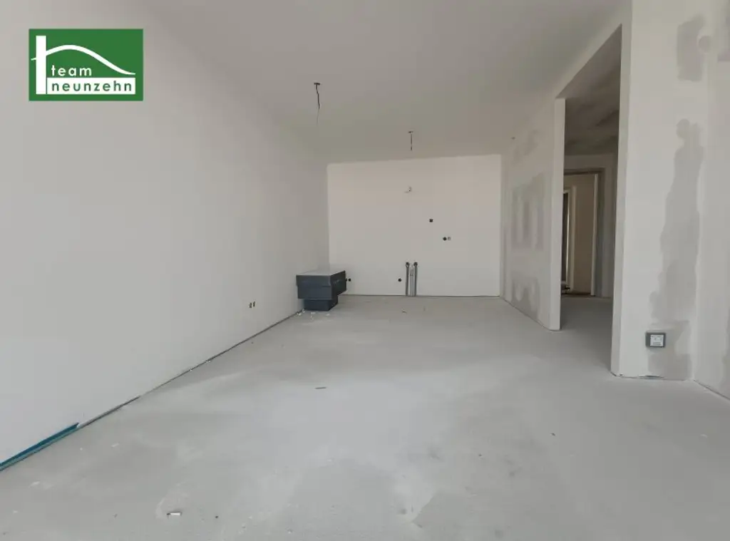 Dachgeschosswohnung mit Klimaanlage! 2-Zimmer-Erstbezug! FLORIANI – Quartier am Tullnerfeld