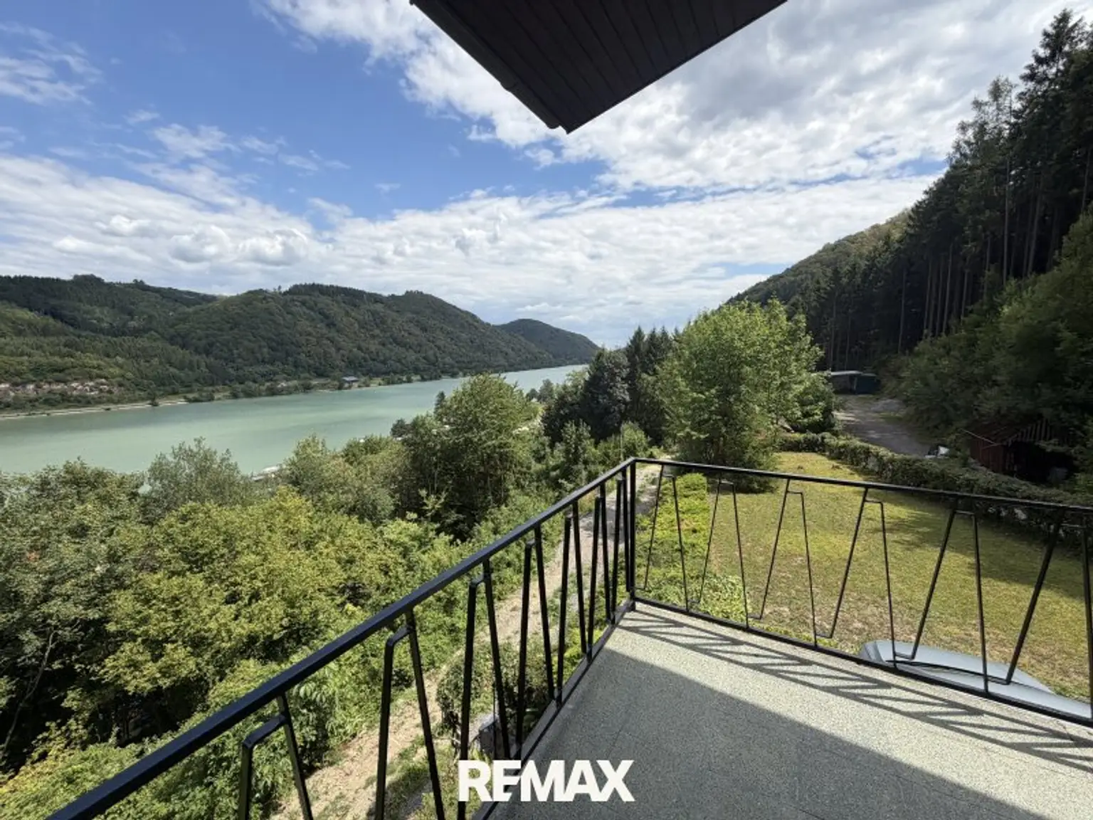 Blick vom Balkon