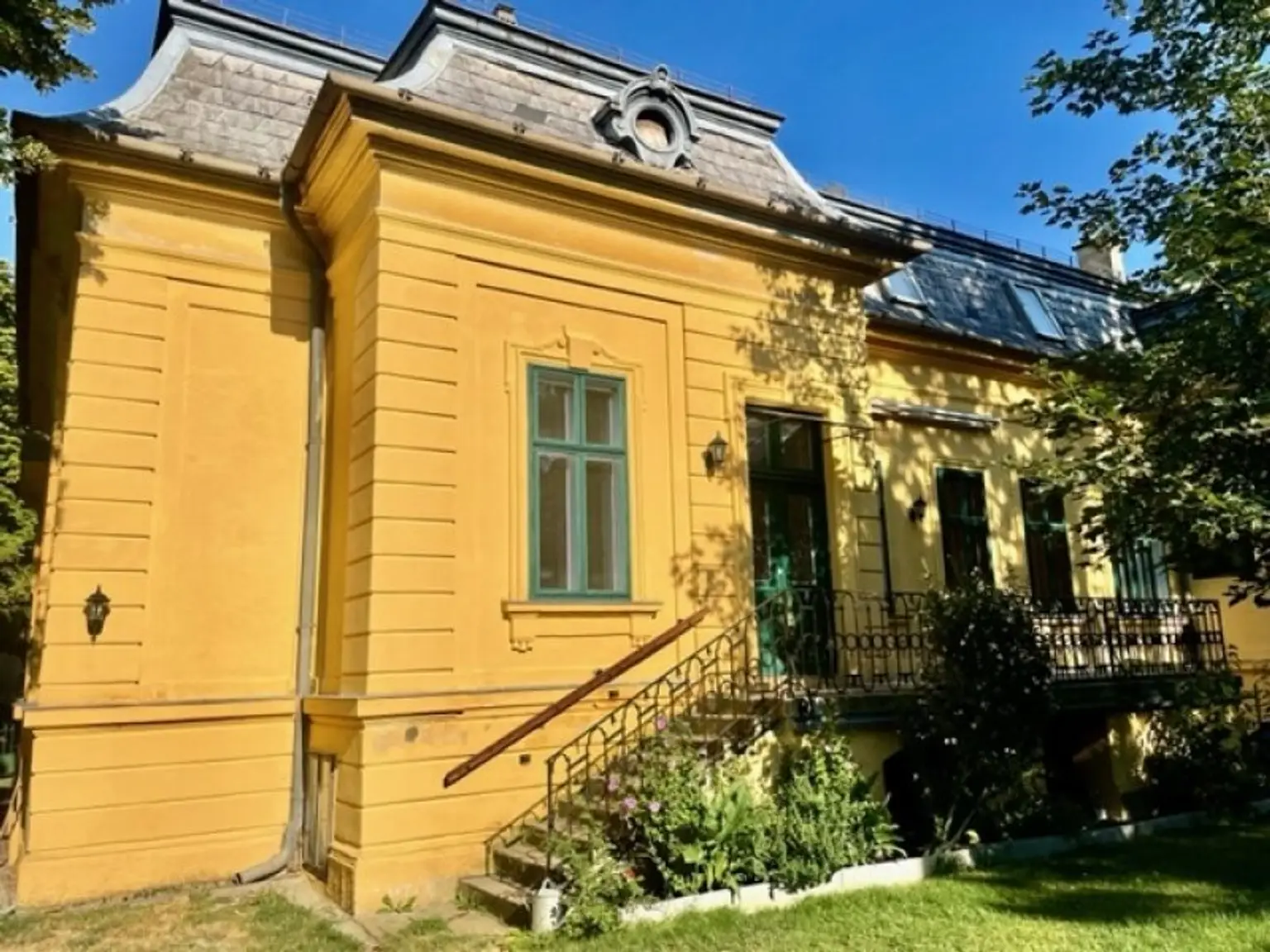 Majestätische VILLA mit 2 separaten WOHNEINHEITEN, Zusatz-Gebäude-ANLEGERWOHNUNG und herrlichen GARTEN-Grünruhe-OASE - absolutes Unikat - BADEN!