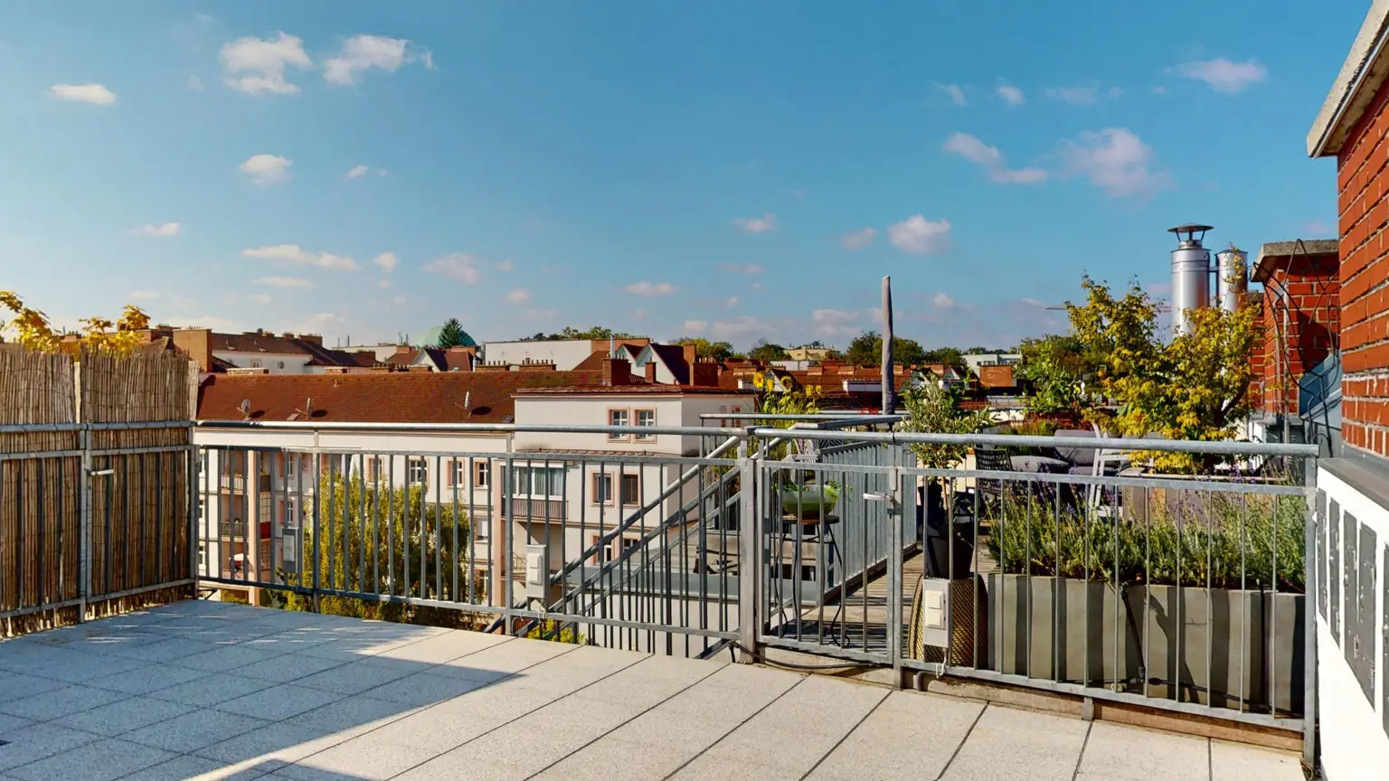 Aichholzgasse: Blick über Wien - Dachterrasse (41,46 m²) - Gemütlich Wohnen