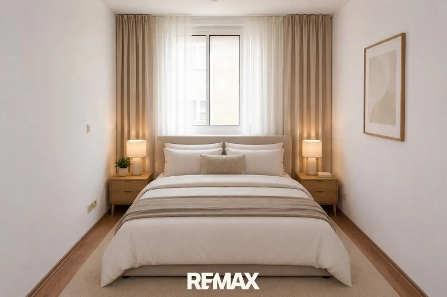 Schlafzimmer virtuell eingerichtet