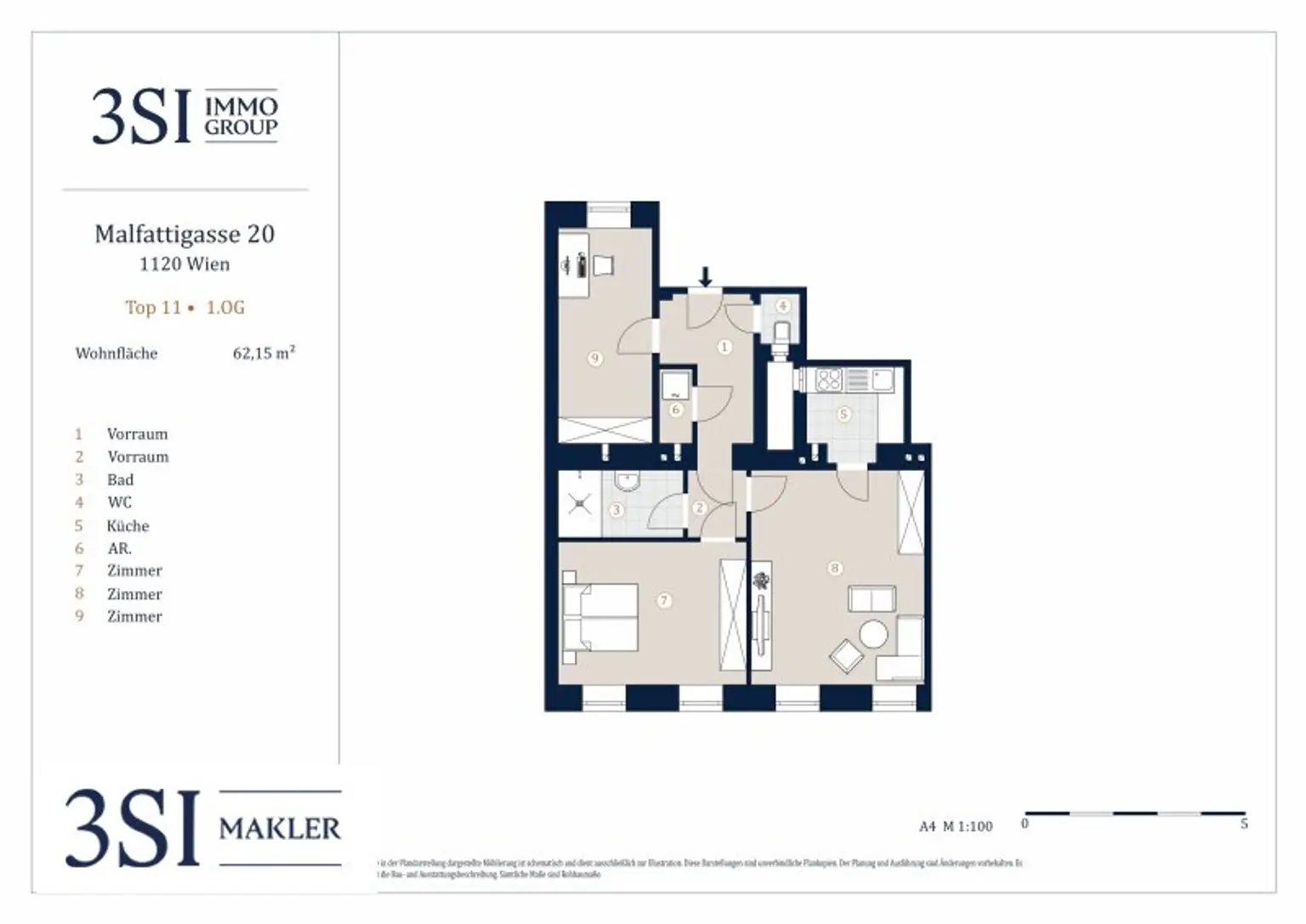 Top-sanierter Altbau-Erstbezug – Elegante 3-Zimmer-Wohnung mit moderner Ausstattung