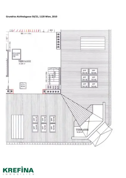 Gemütlich Wohnen - Dachterrasse (41,46 m²) - Blick über Wien