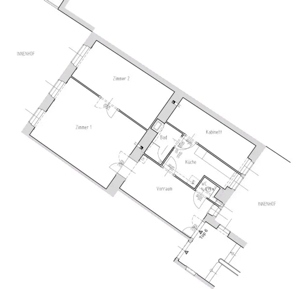 Wohnen im Zentrum Wiens - Geschmackvolle 3 Zimmer Altbauwohnung in der Postgasse!