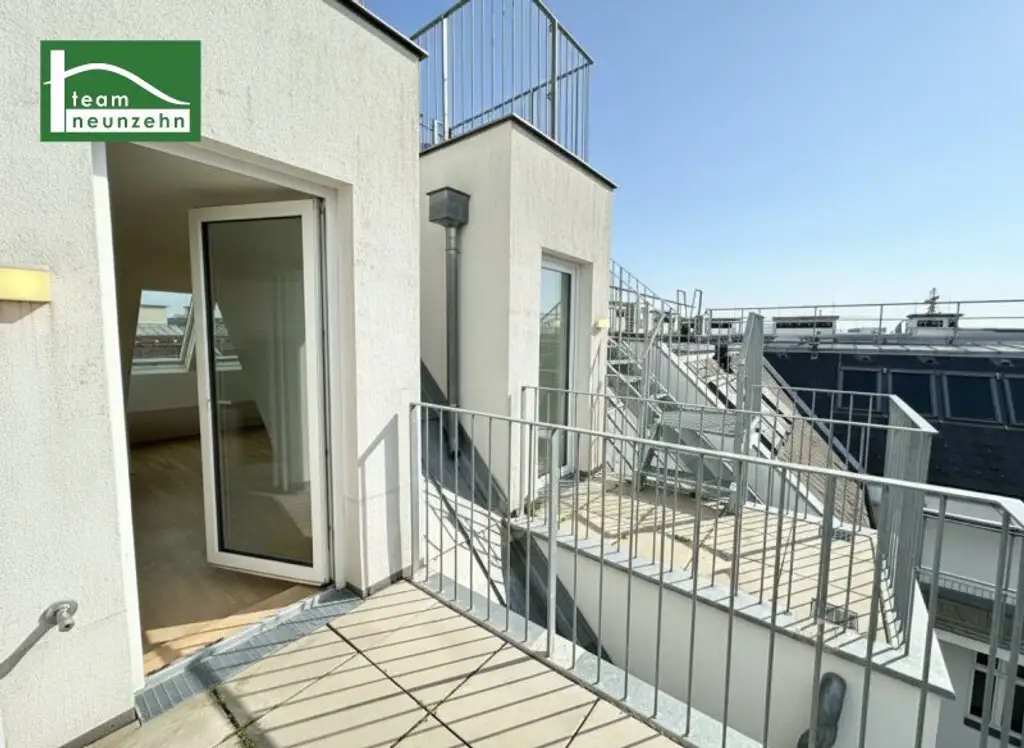 Klimatisierte Maisonette mit Dachterrasse in top Lage nahe U6, Millennium City und Donau! WG-geeignet - JETZT ANFRAGEN
