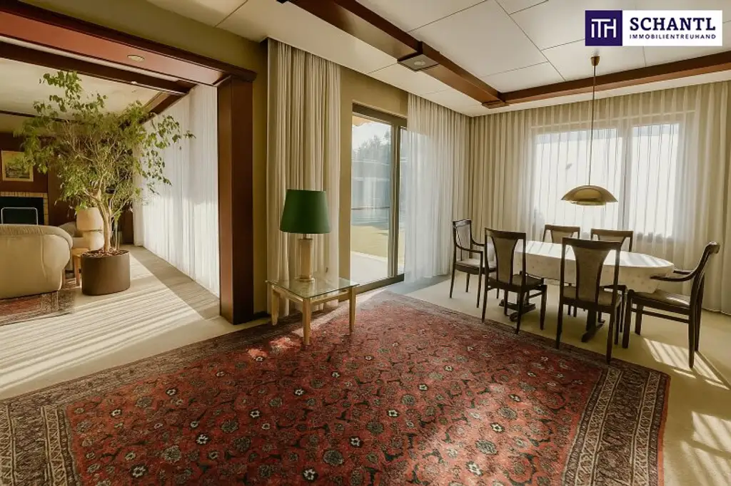 Traumhafter Bungalow mit Indoor-Pool, Weinkeller & großem Garten auf Eigengrund