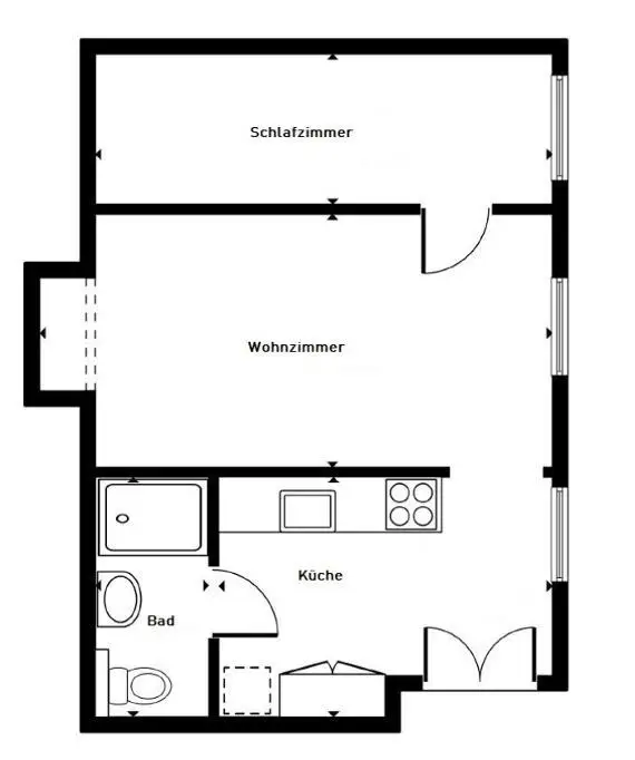 Charmante Altbauwohnung in der Josefstadt