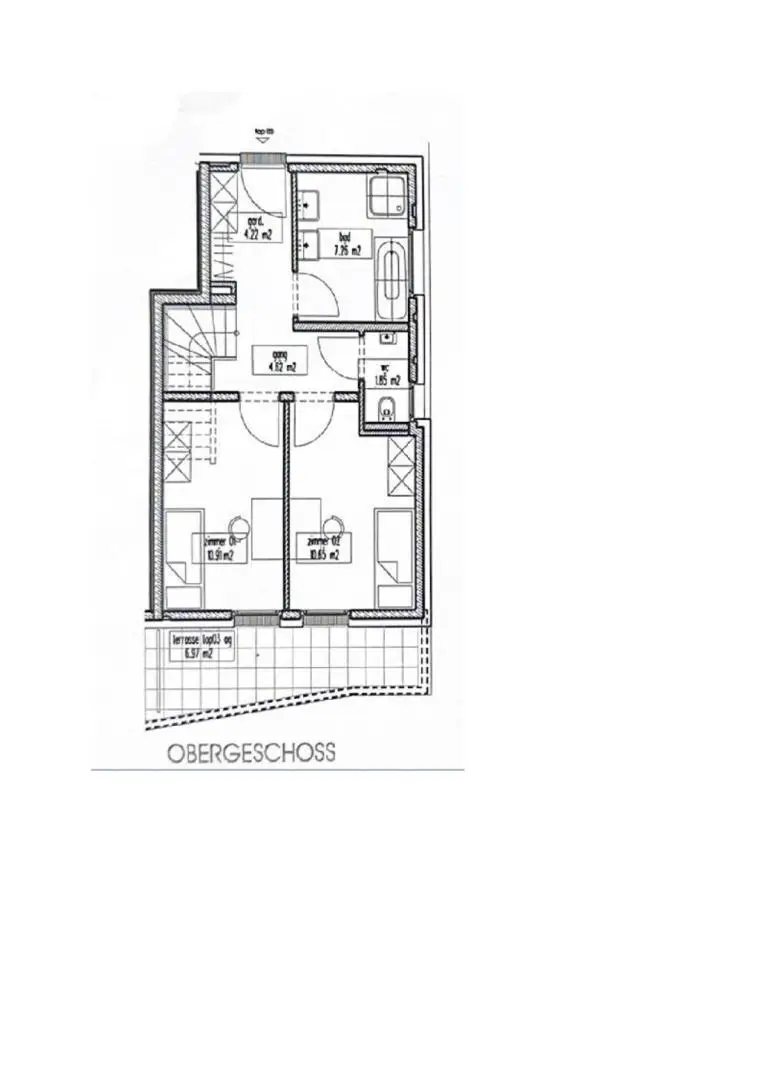 Grundriss Obergeschoss