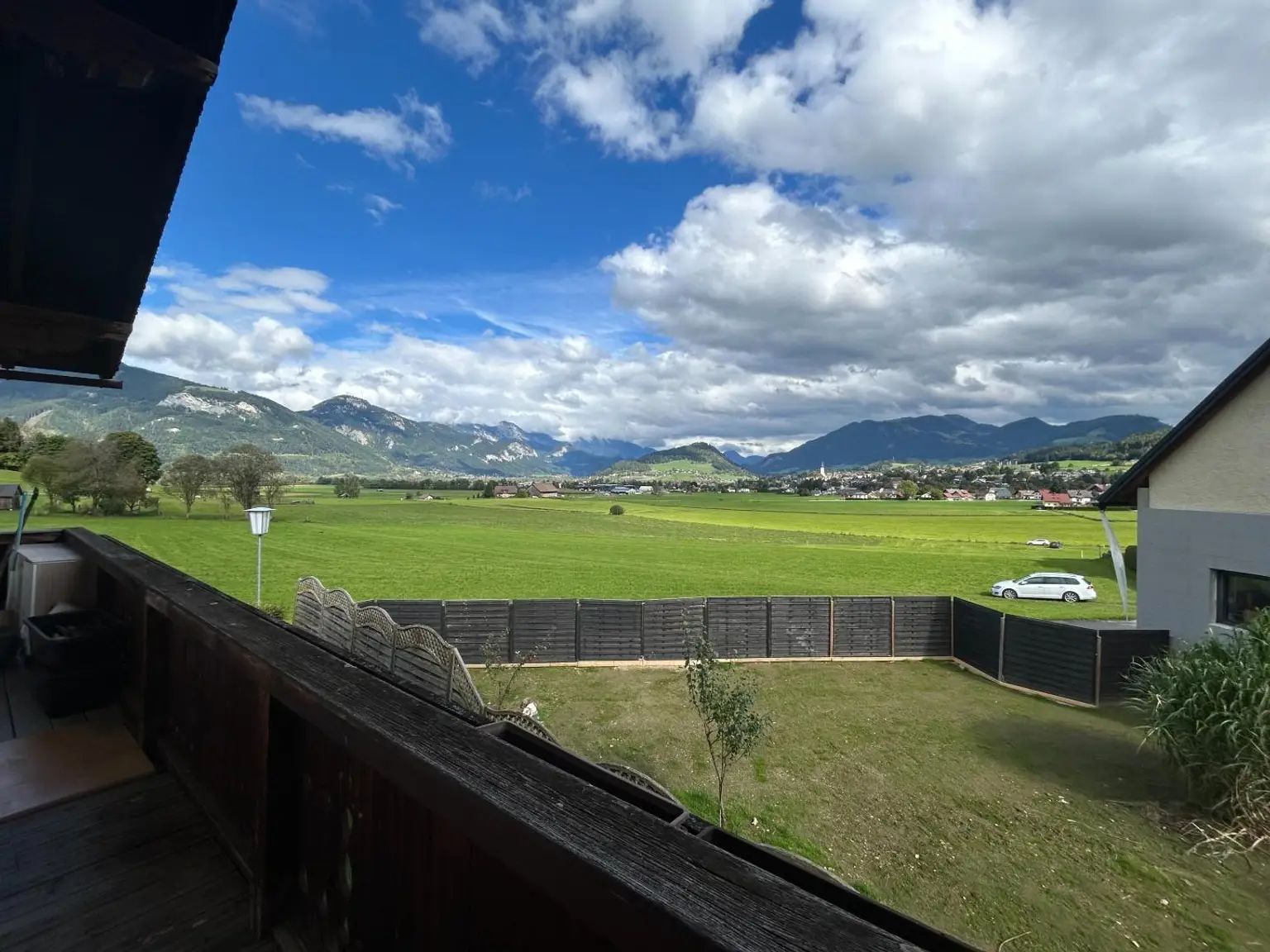 Die Aussicht Richtung Osten