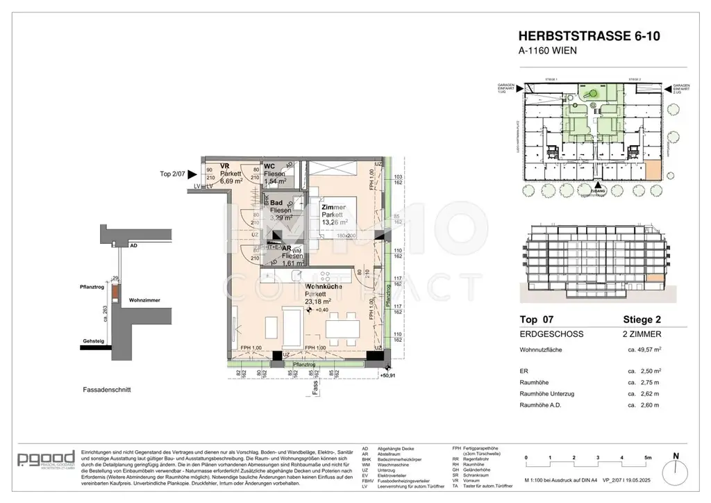 WOHNEN AM PARK - Urban & Grün - Geräumige 2 Zimmer Wohnung!