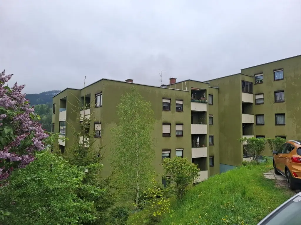 Möblierte 3-Zimmer-Wohnung mit Loggia und Carport in Mürzzuschlag zu mieten !