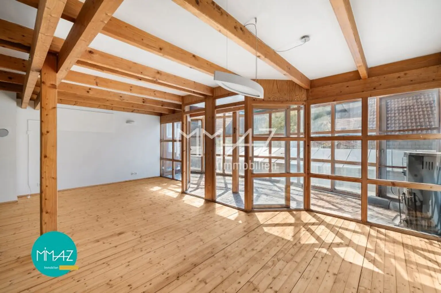 Wohnraum mit Veranda 1. OG