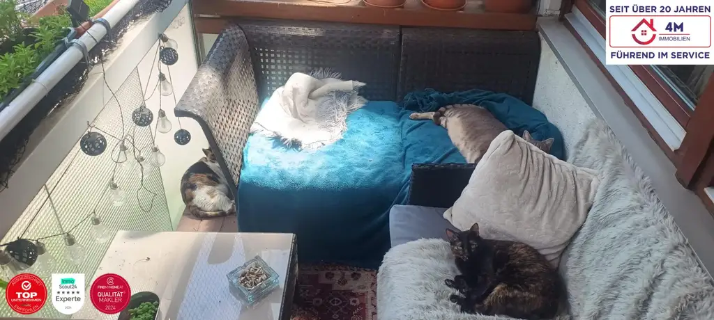 Natur trifft Neubau -3-Zimmer-Wohnung mit Balkon in 14 Bezirk.