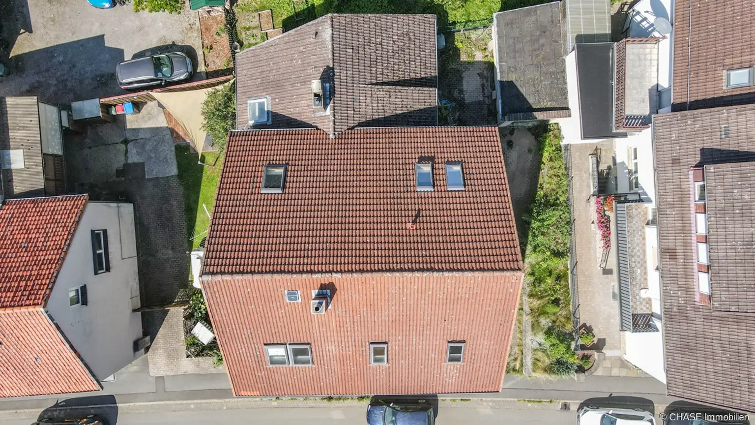 Vogelperspektive - Dach