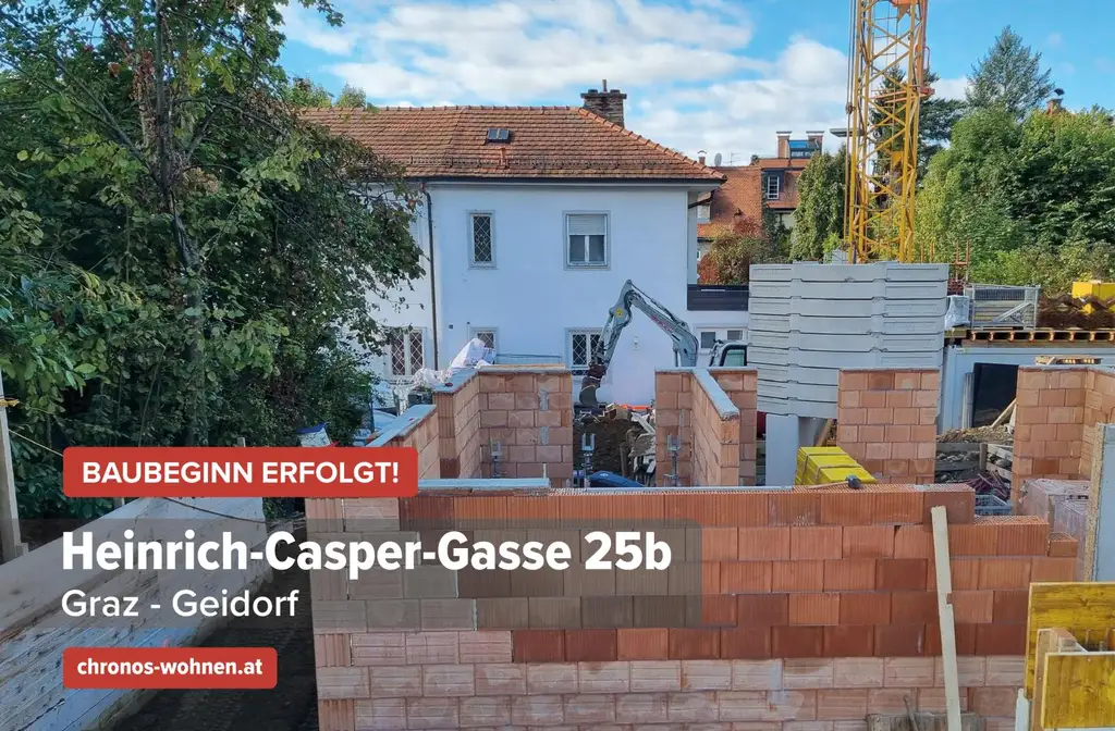 BAUBEGINN ERFOLGT! Neubauprojekt im Villenviertel in Geidorf!