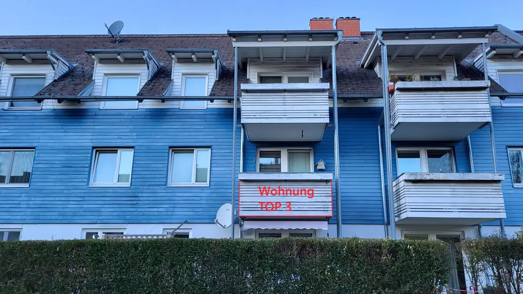 Sehr gut aufgeteilte 3-Zimmer Wohnung in Zentrumsnähe!