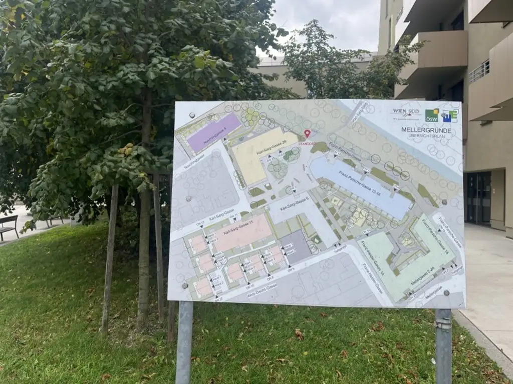 Sonnige 4 Zi Gartenwohnung in Ruhelage (S-Bahn Liesing Nähe) mit Garage