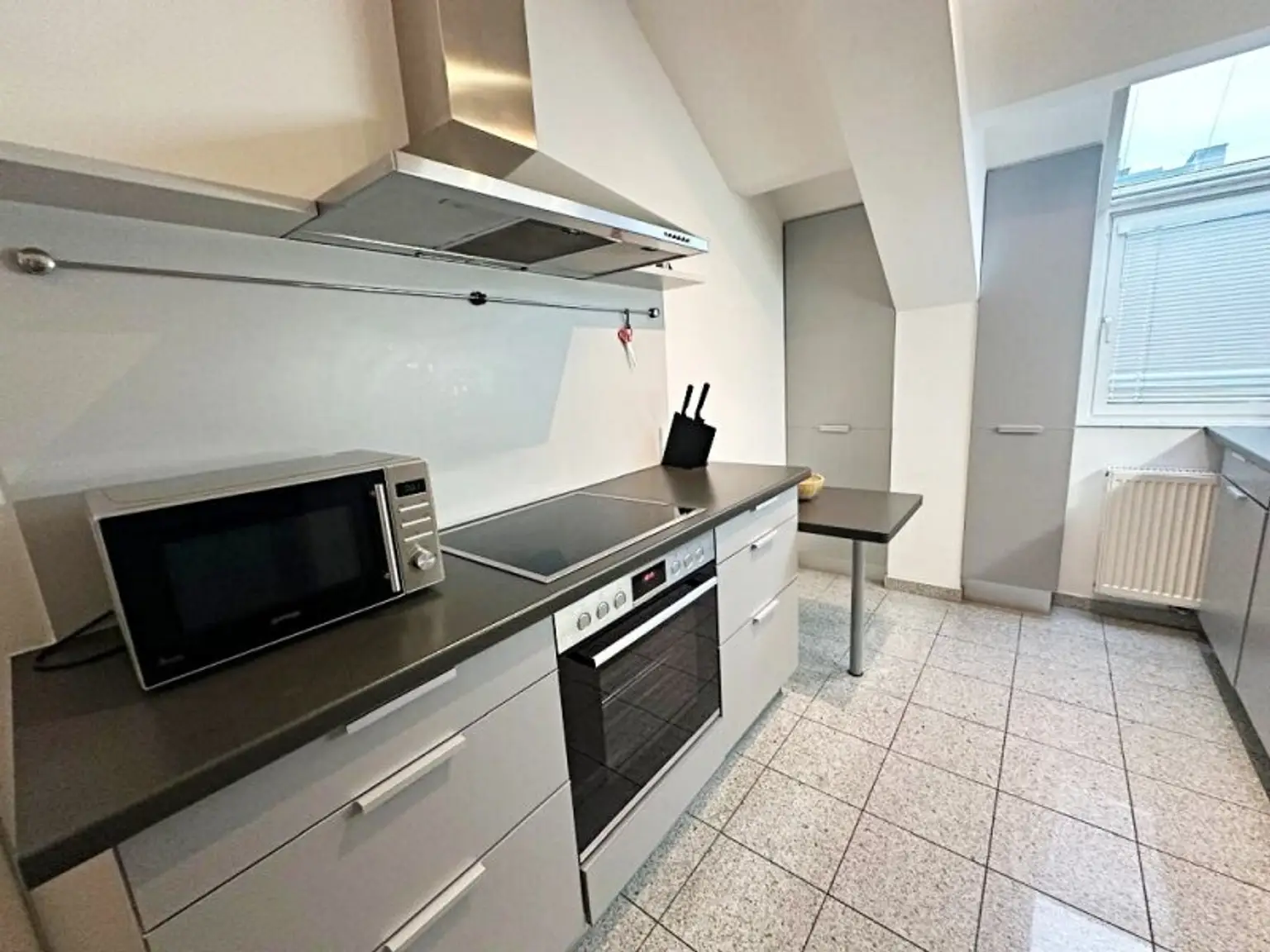 STAATSOPER-BLICK, klimatisiertes 110 m2 Dachgeschoss mit 20 m2 Terrasse, 3 Zimmer, Extraküche, 2 Bäder, Möblierung möglich