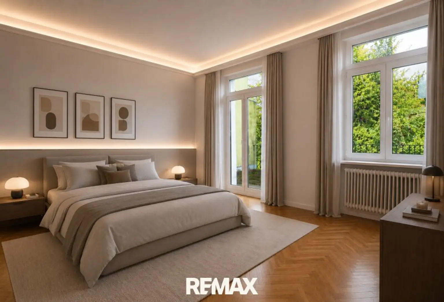 Schlafzimmer – virtuell eingerichtet