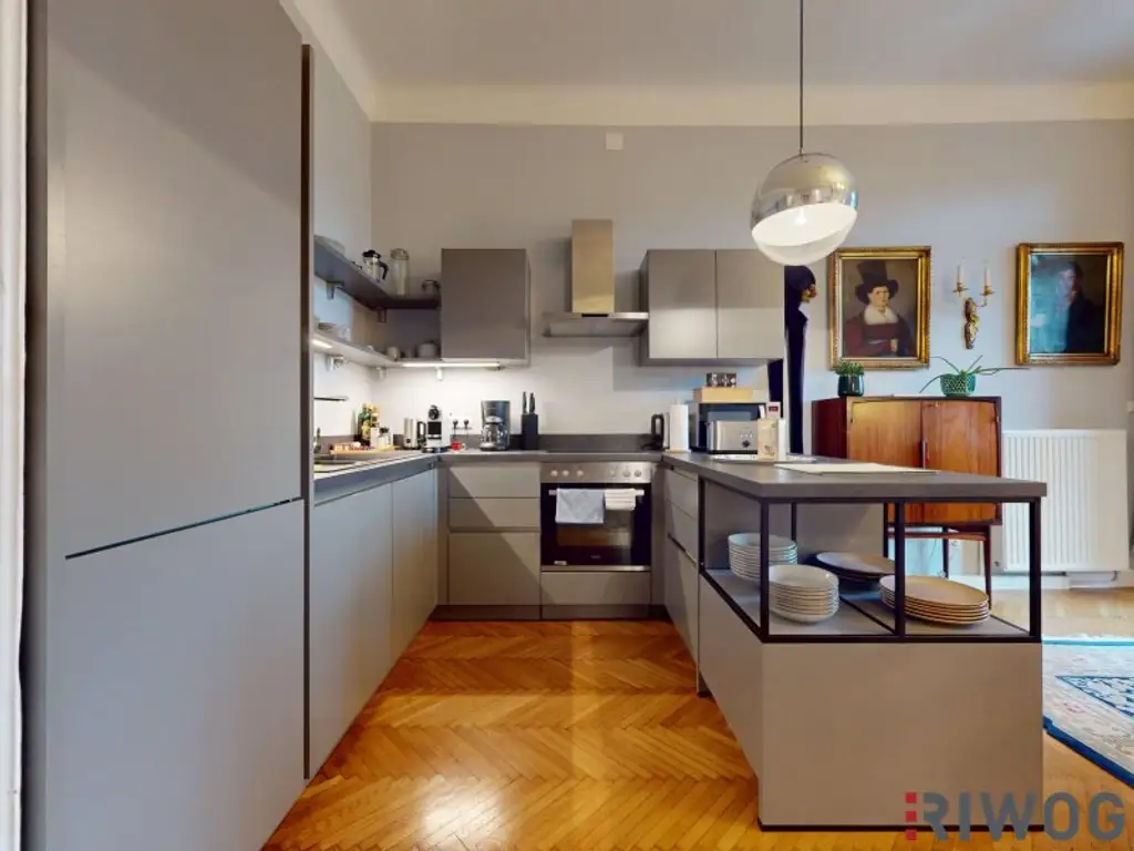 Wohnung mit Widmung für Kurzzeitvermietung vor den Toren Schloss Schönbrunns | Südseitiges 4-Zimmer Altbauapartment I 360° Rundgang