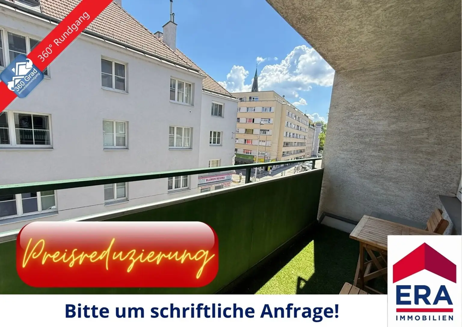 PREISREDUZIERUNG: Helle 2-Zimmer-Wohnung mit großer Loggia in attraktiver Lage in 1210 Wien