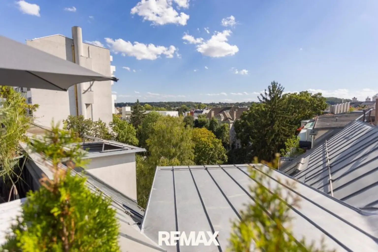 Dachterrassen-Ausblick