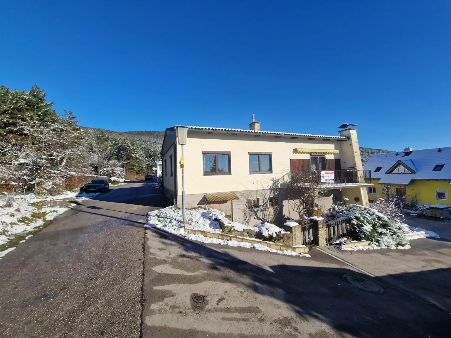 Südseite des Hauses