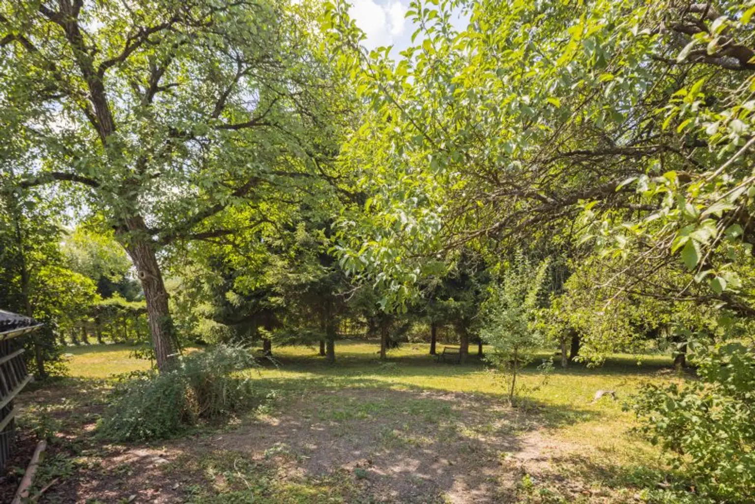 Großer Garten ums Haus