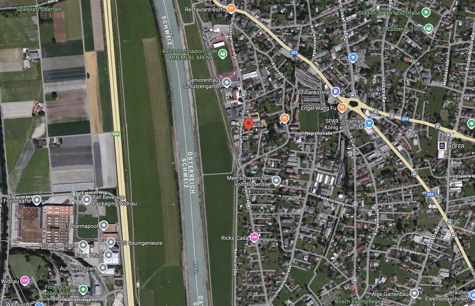 Infrastruktur Quelle Google Maps