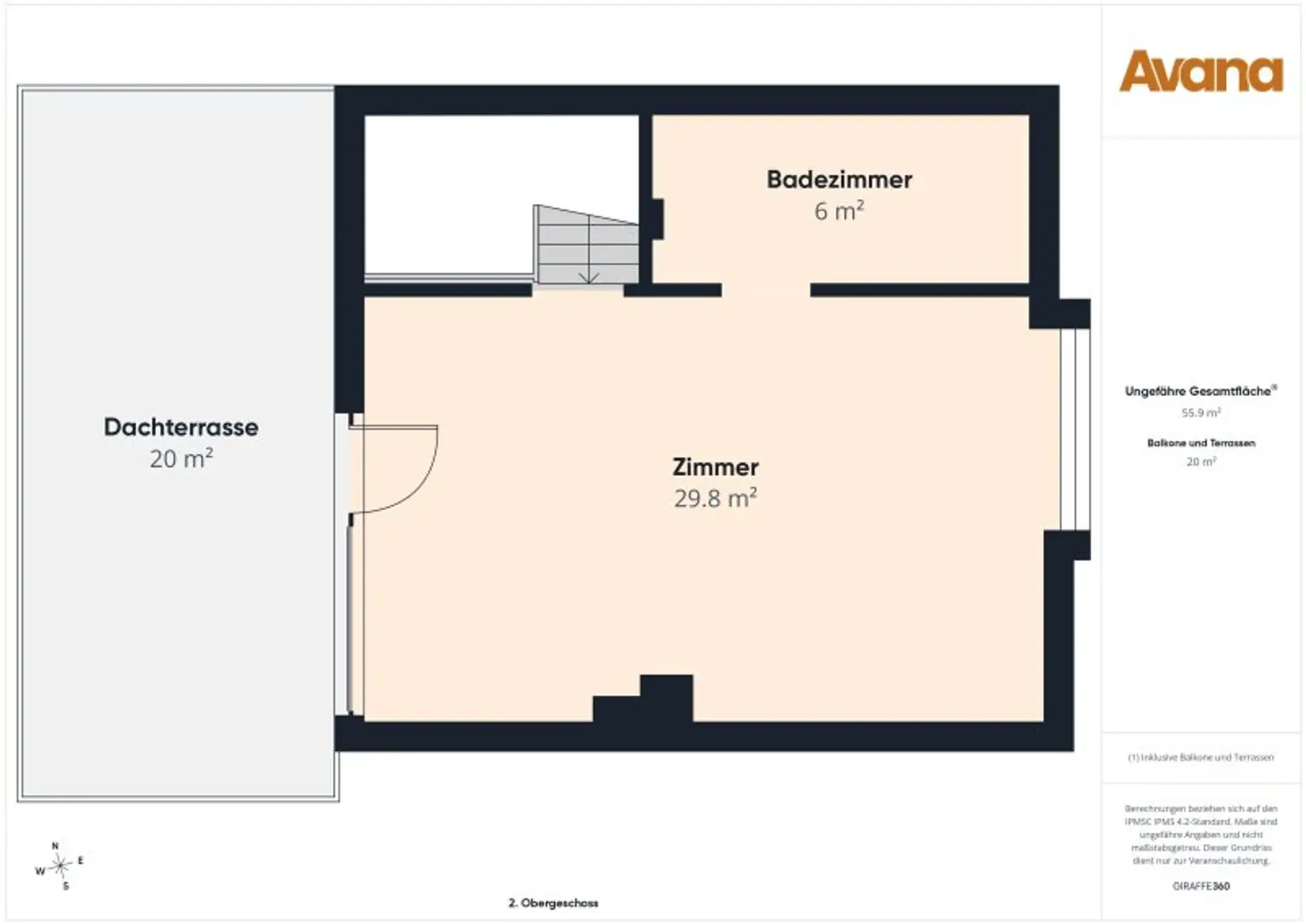 Grundriss Dachgeschoss
