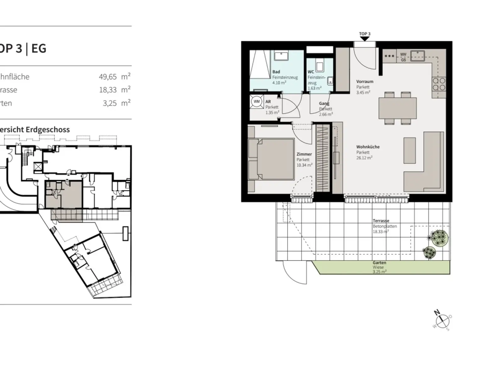++ NEU ++ LICHT, LUFT & LEBEN - 2-ZIMMER-Traum im PROJEKT KARL74