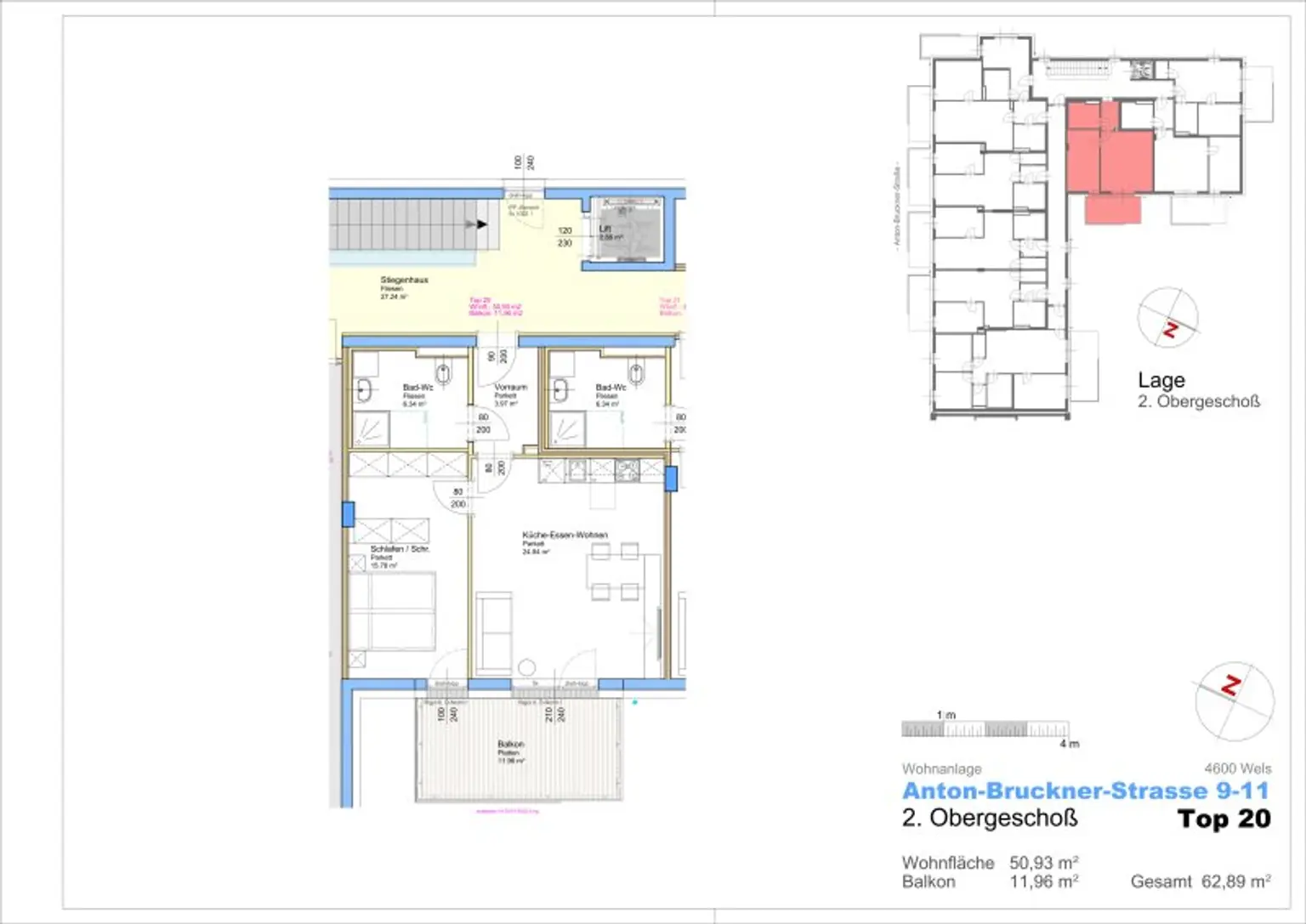 ERSTBEZUG - NEUBAU - Wunderschöne Wohnungen mit eigenem Tiefgaragenplatz im Stadtteil Neustadt