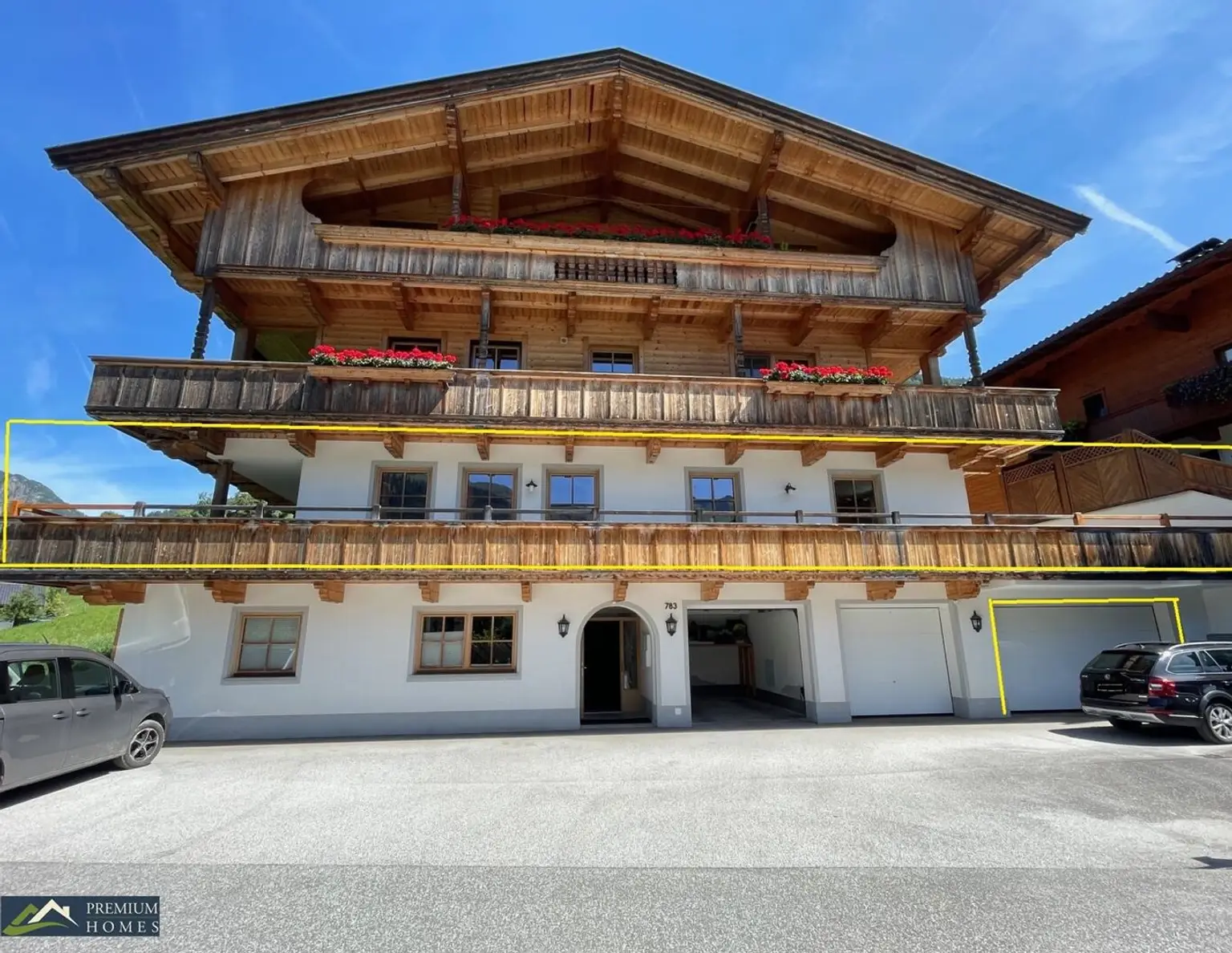 ALPBACH/INNERALPBACH - Luxuriöse Etagenwohnung mit 2 Terrassen, Balkon und mit wunderbaren Bergblicken