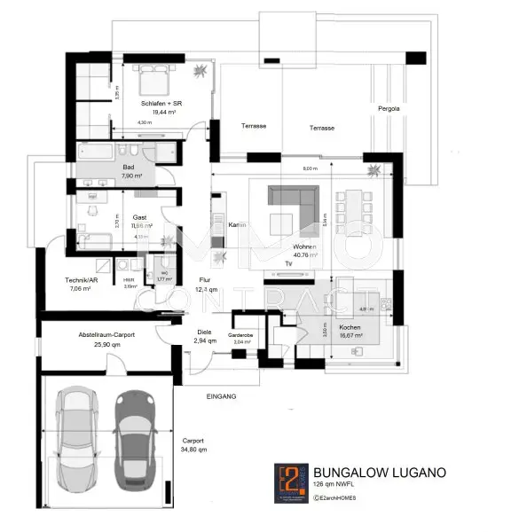 7. ---EG Bungalow Lugano124 Ramsau