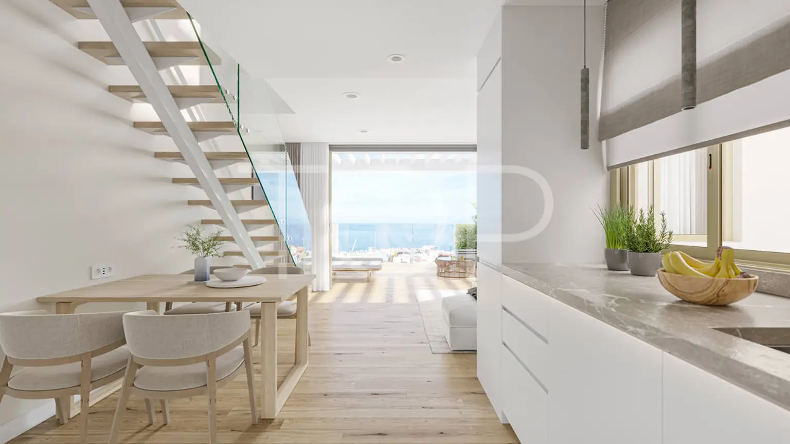 Apartamento de 4 dormitorios de nueva promoción con piscina privada en Playa Santiago