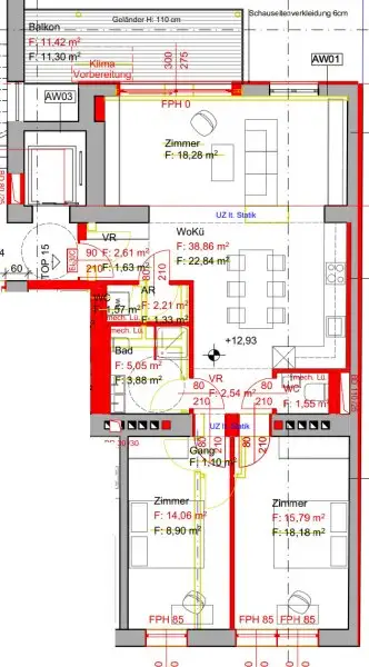 ++NEU++ Stilvolle 3-Zimmer Altbauwohnung mit Balkon