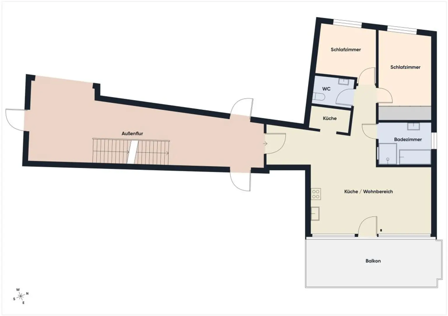 Grundriss ohne Maßstab